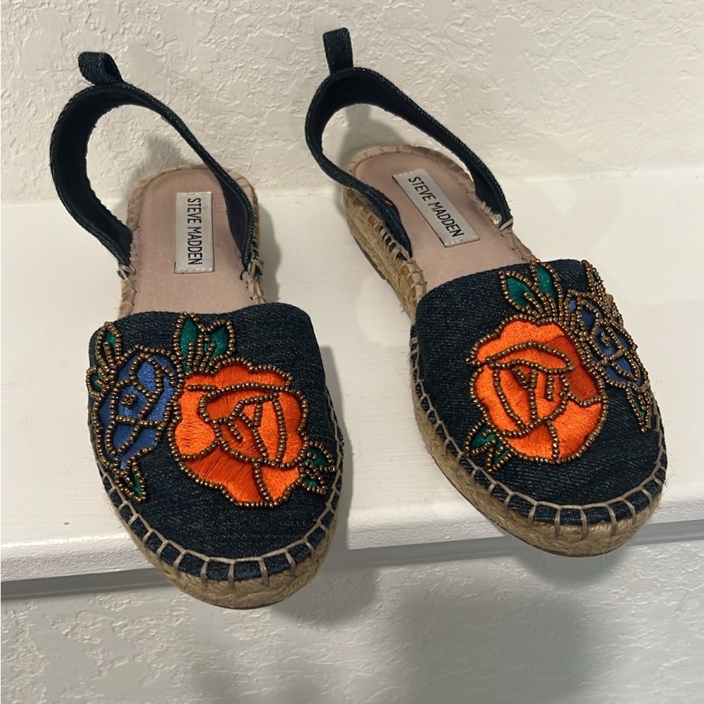 Steve Madden Denim Espadrilles